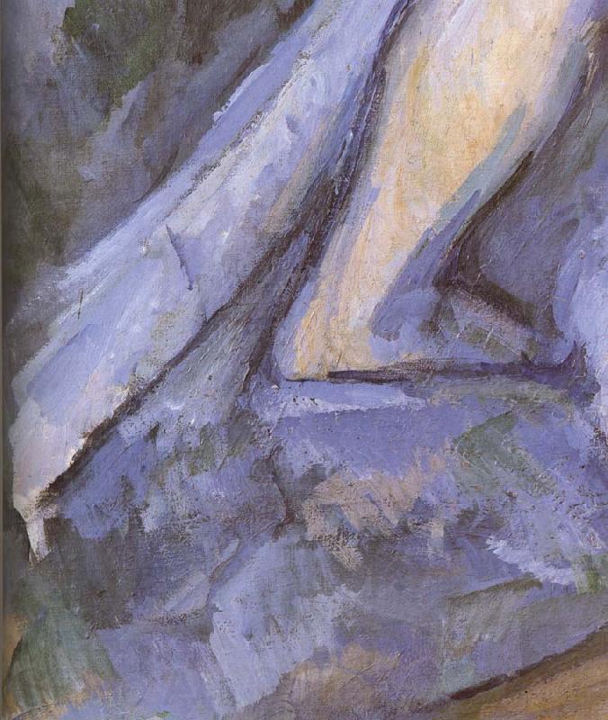 Paul Cezanne Detail of  Portrait of bather Norge oil painting art